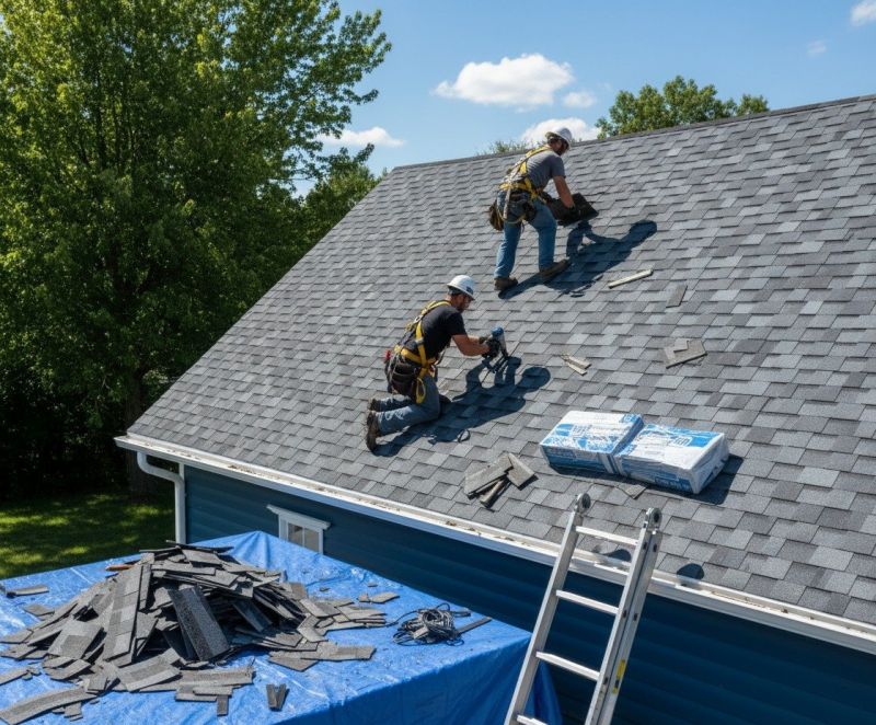 Asphalt Roof Replacement in Providence, RI