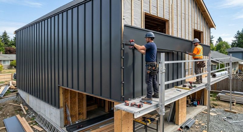 Sheet Metal Siding Replacement in Boston, MA