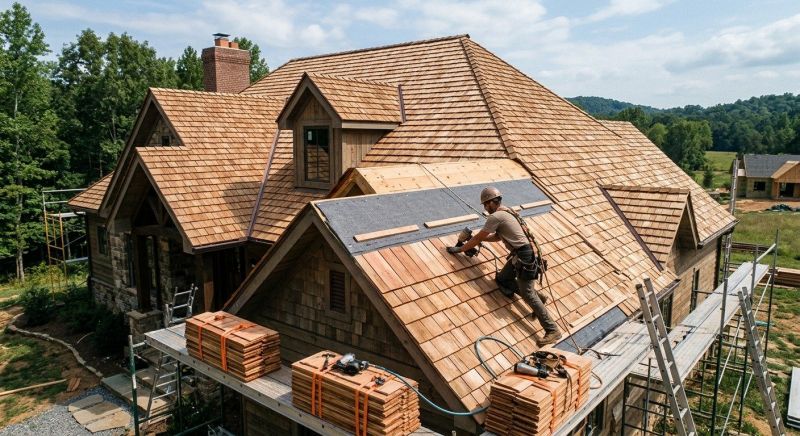 Wood Roofing Installation in Alexandria, VA
